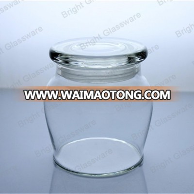 Storage container carafe glass mason jar with silicone lids